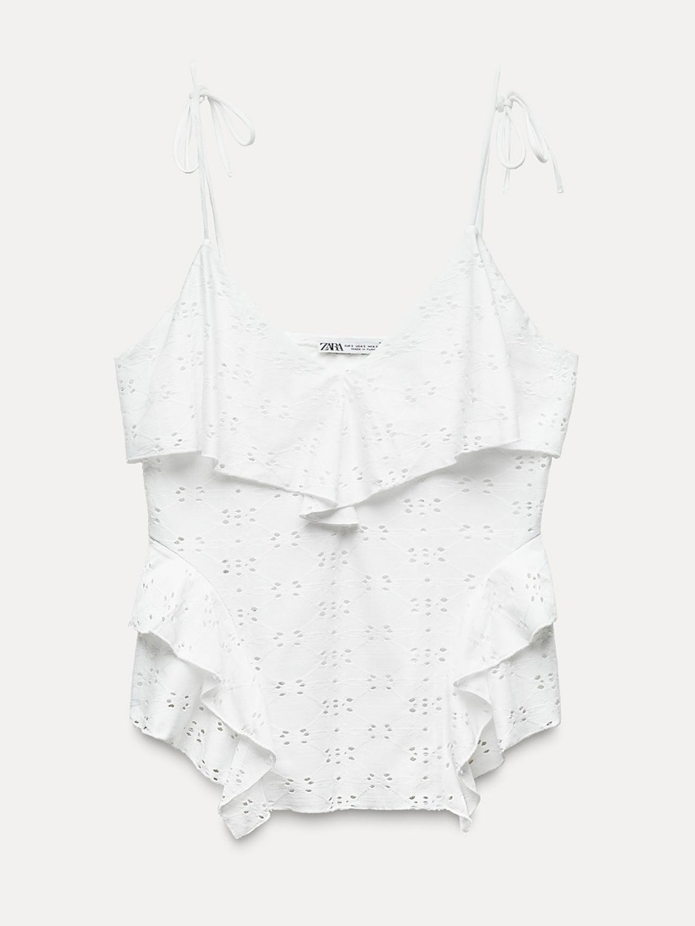 Zara Eyelet Tank